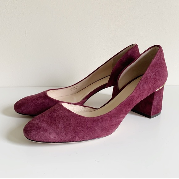 Cole Haan Suede Block Heels - Picture 2 of 11
